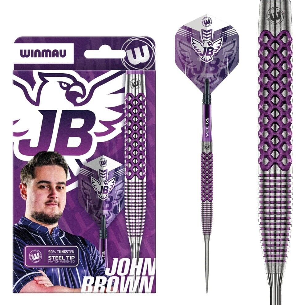 Winmau John Brown Signature Edition %90 Tungsten Çelik Uçlu Dart Oku
