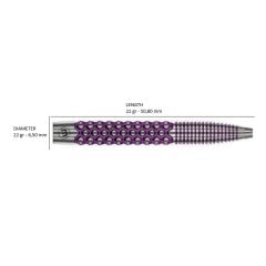 Winmau John Brown Signature Edition %90 Tungsten Çelik Uçlu Dart Oku