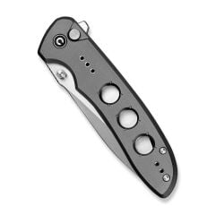 Civivi Hyperpulse Flipper & Thumb Stud & Button Lock Knife Gray Aluminum Handle Çakı