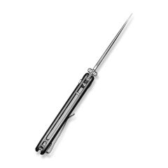Civivi Hyperpulse Flipper & Thumb Stud & Button Lock Knife Gray Aluminum Handle Çakı
