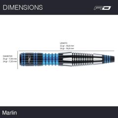 Red Dragon Marlin % 90 Tungsten Çelik Uçlu Dart Oku