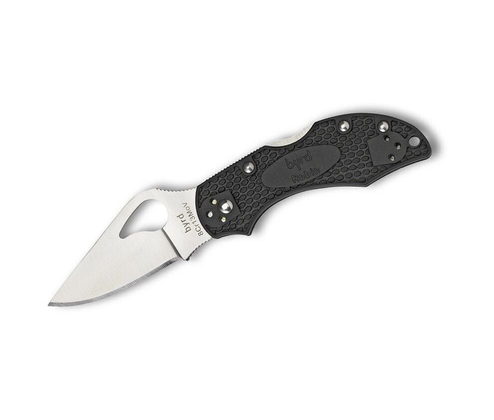 Spyderco Byrd Robin 2 Black Lightweight Plainedge Çakı