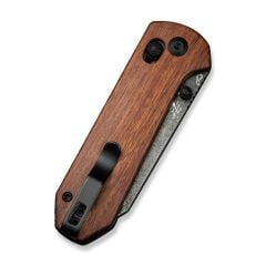 Civivi Yonder Thumb Stud & Crossbar Lock Knife Wood Handle Damascus Çakı