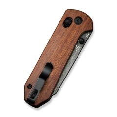 Civivi Yonder Thumb Stud & Crossbar Lock Knife Wood Handle Damascus Çakı