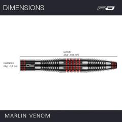 Red Dragon Marlin Venom % 90 Tungsten Çelik Uçlu Dart Oku