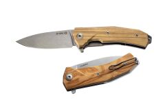 Lionsteel KUR Wood Olive wood handle Çakı