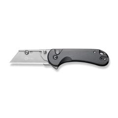 Civivi Elementum Utility Thumb Stud & Button Lock Knife Gray Aluminum Handle Çakı
