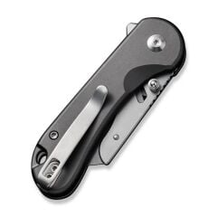 Civivi Elementum Utility Thumb Stud & Button Lock Knife Gray Aluminum Handle Çakı