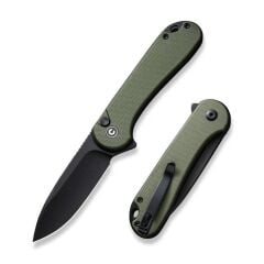 Civivi Button Lock Elementum II Flipper Knife OD Green G10 Handle Çakı