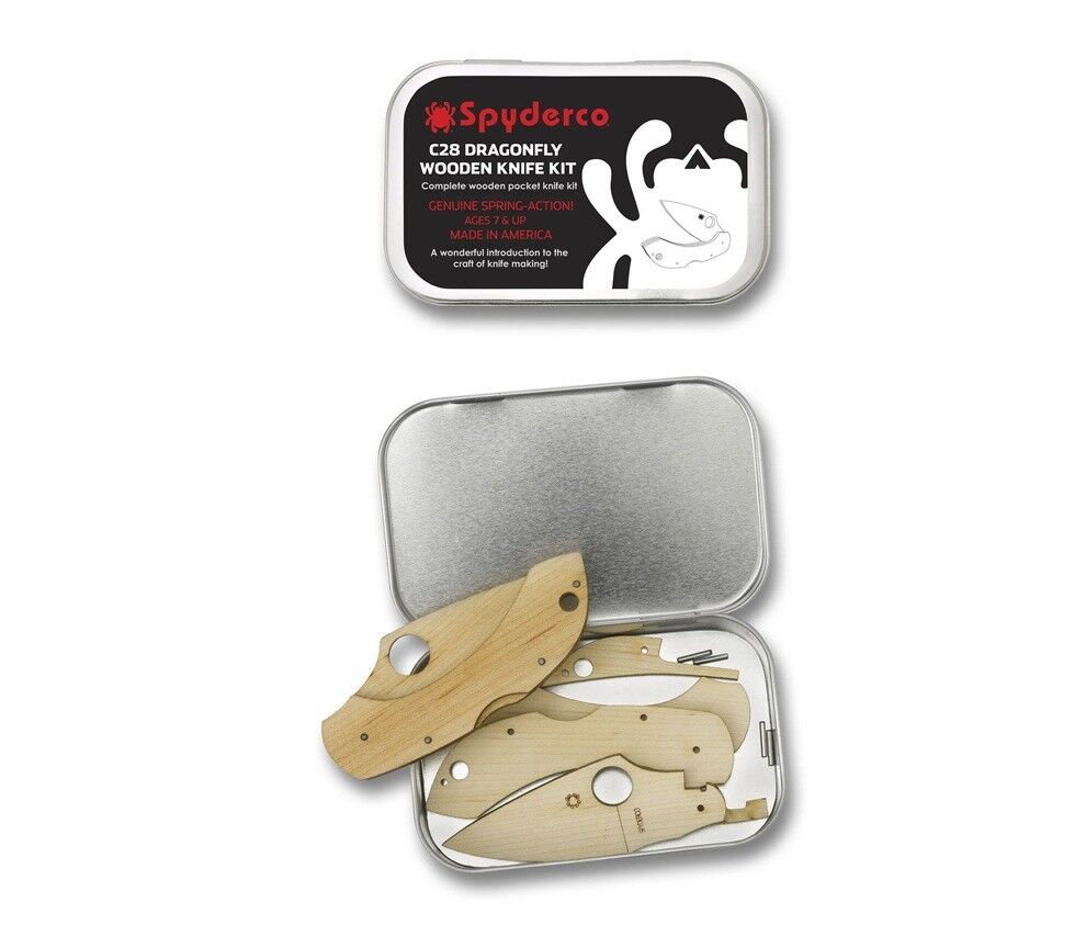 Spyderco Wooden Kit C28 Dragonfly Ahşap Kit Çakı
