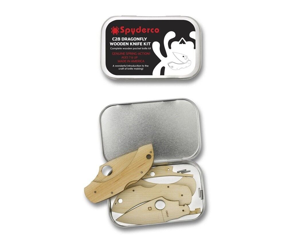 Spyderco Wooden Kit C28 Dragonfly Ahşap Kit Çakı