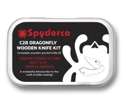 Spyderco Wooden Kit C28 Dragonfly Ahşap Kit Çakı