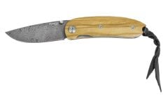 Lionsteel Mini Damascus Olivewood Çakı