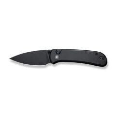 Civivi Qubit Button Lock & Thumb Stud Knife Black Aluminum Handle Çakı