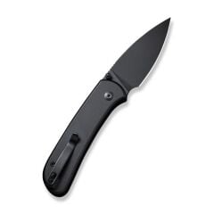 Civivi Qubit Button Lock & Thumb Stud Knife Black Aluminum Handle Çakı