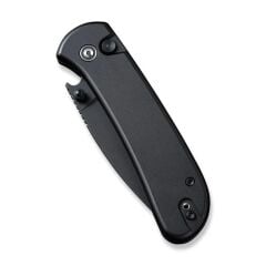 Civivi Qubit Button Lock & Thumb Stud Knife Black Aluminum Handle Çakı