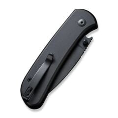 Civivi Qubit Button Lock & Thumb Stud Knife Black Aluminum Handle Çakı