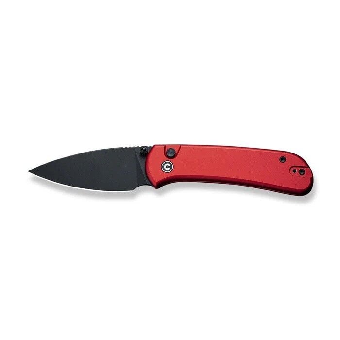 Civivi Qubit Button Lock & Thumb Stud Knife Red Aluminum Handle Çakı