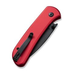 Civivi Qubit Button Lock & Thumb Stud Knife Red Aluminum Handle Çakı