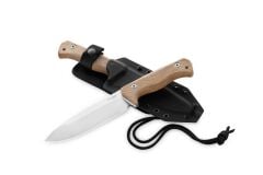 Lionsteel T6 CPM 3V Satin Blade Natural Canvas Bıçak