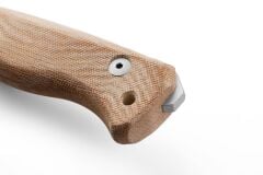 Lionsteel T6 CPM 3V Satin Blade Natural Canvas Bıçak