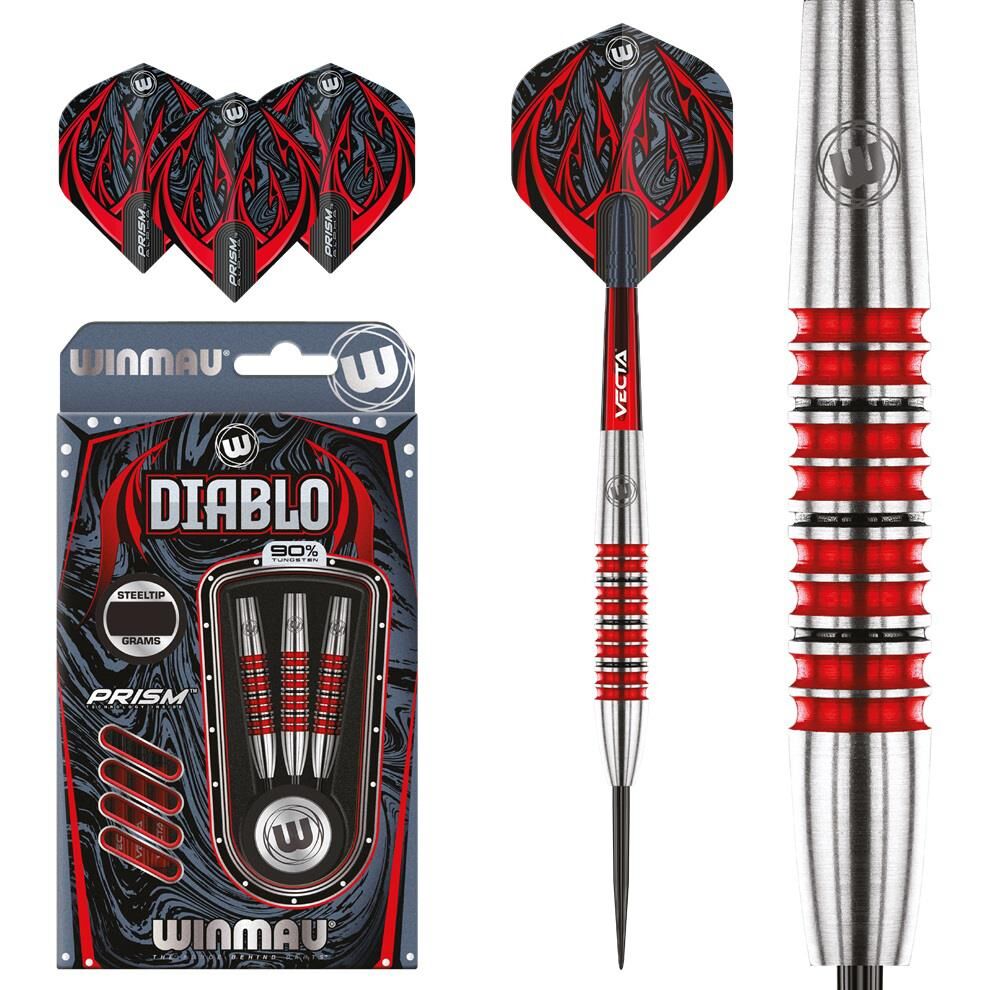 Winmau Diablo %90 Tungsten Çelik Uçlu Dart Oku