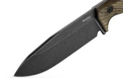 Lionsteel T6 CPM 3V Old Black Blade Green Canvas Bıçak