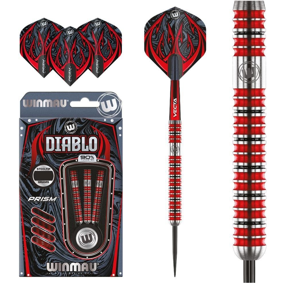 Winmau Diablo %90 Tungsten Çelik Uçlu Dart Oku 24