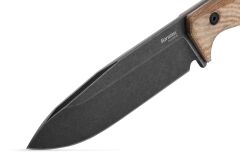 Lionsteel T6 CPM 3V Old Black Blade Natural Canvas Bıçak