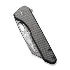 Civivi Nugz Flipper & Thumb Hole Knife Carbon Fiber & G10 Handle Çakı