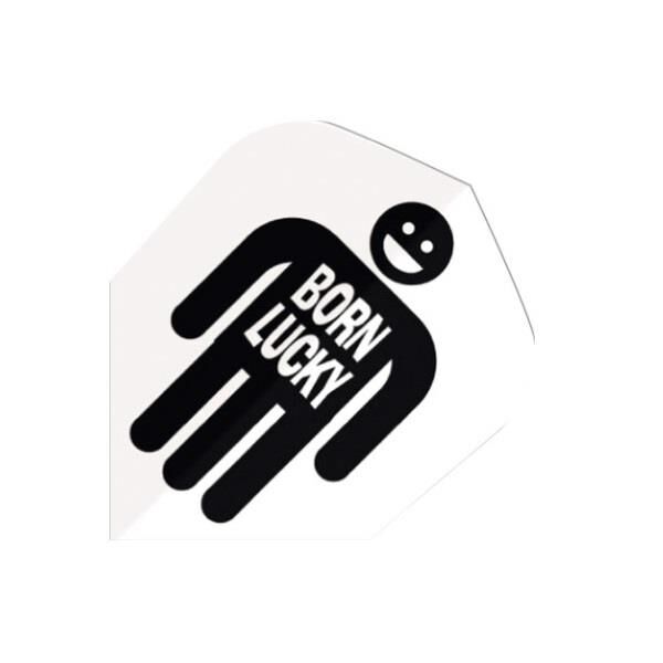 Harrows Quadro Dart Flights Beyaz - Siyah