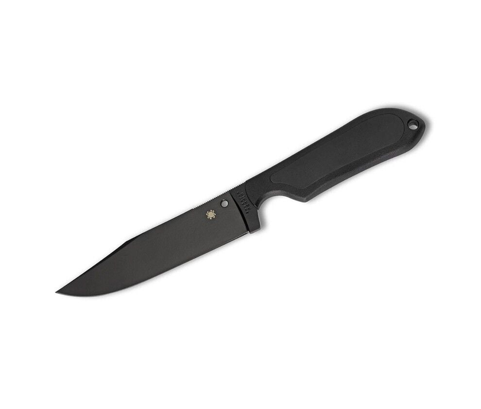 Spyderco Street Bowie Black Blade W / Sheath Plainedge Bıçak