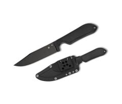 Spyderco Street Bowie Black Blade W / Sheath Plainedge Bıçak