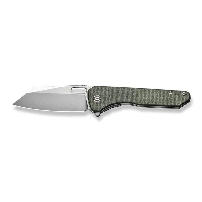 Civivi Nugz Flipper & Thumb Hole Knife Green Micarta Handle Çakı