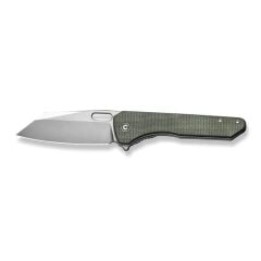 Civivi Nugz Flipper & Thumb Hole Knife Green Micarta Handle Çakı