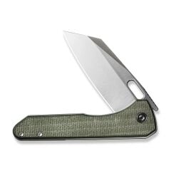 Civivi Nugz Flipper & Thumb Hole Knife Green Micarta Handle Çakı
