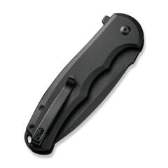 Civivi Button Lock Praxis Flipper Knife Black Aluminum Handle Çakı