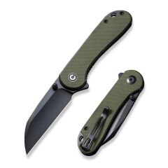 Civivi Elementum Flipper & Thumb Stud Knife Green G10 Handle Çakı