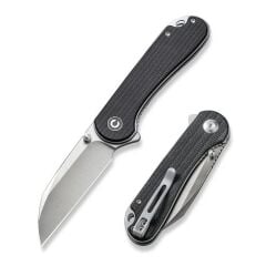 Civivi Elementum Flipper & Thumb Stud Knife Black Micarta Handle Çakı