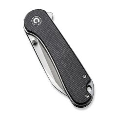 Civivi Elementum Flipper & Thumb Stud Knife Black Micarta Handle Çakı