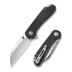 Civivi Elementum Flipper & Thumb Stud Knife Black G10 Handle Çakı