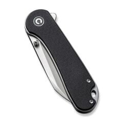 Civivi Elementum Flipper & Thumb Stud Knife Black G10 Handle Çakı