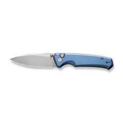 Civivi Altus Button Lock & Thumb Stud Knife Blue Aluminum Handle Çakı