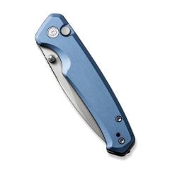 Civivi Altus Button Lock & Thumb Stud Knife Blue Aluminum Handle Çakı