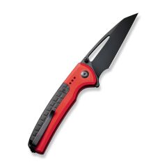 Civivi Sentinel Strike Flipper & Thumb Stud & Button Lock Knife Red Aluminum & FRN Handle Çakı