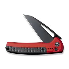 Civivi Sentinel Strike Flipper & Thumb Stud & Button Lock Knife Red Aluminum & FRN Handle Çakı