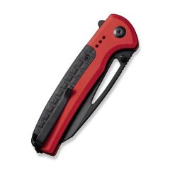 Civivi Sentinel Strike Flipper & Thumb Stud & Button Lock Knife Red Aluminum & FRN Handle Çakı