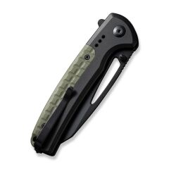 Civivi Sentinel Strike Flipper & Thumb Stud & Button Lock Knife Black Aluminum & FRN Handle Çakı