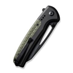 Civivi Sentinel Strike Flipper & Thumb Stud & Button Lock Knife Black Aluminum & FRN Handle Çakı