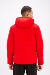 Exuma Kapşonlu Kış Montu XL - Kırmızı